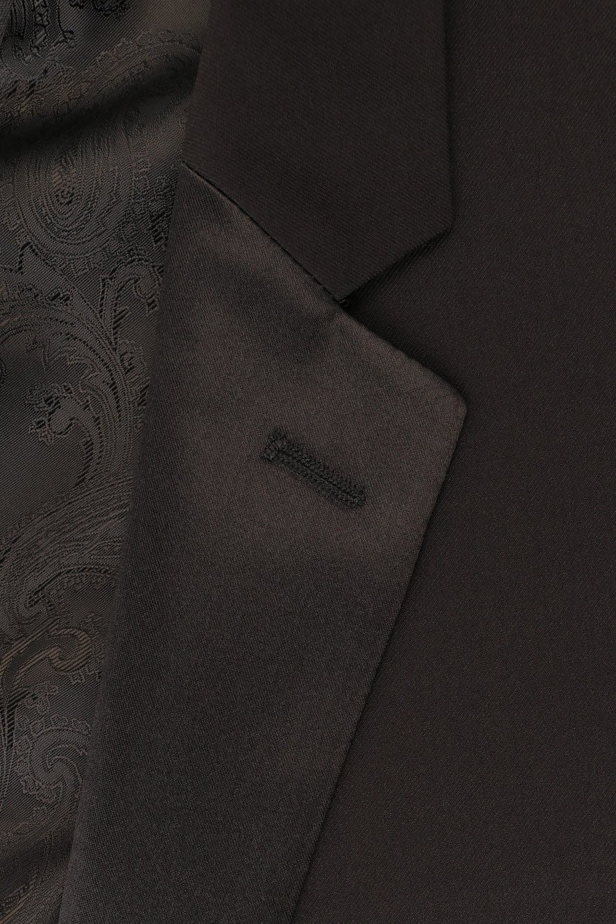 "Hartford" Black Tuxedo Jacket - Image 2