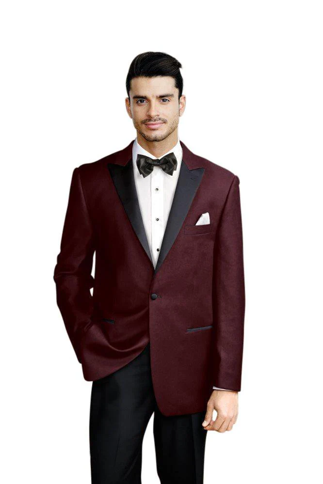 "Liam" Merlot Velvet Jacket - Image 5