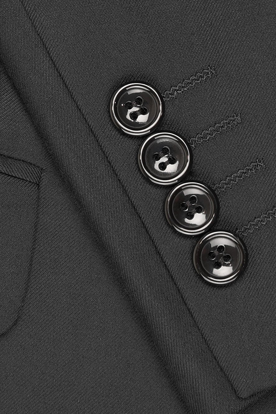 "Madison" Black Suit Jacket - Image 3