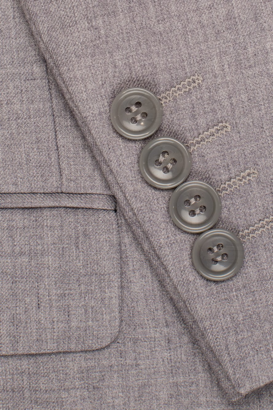 "Madison" Heather Grey Suit Jacket - Image 3