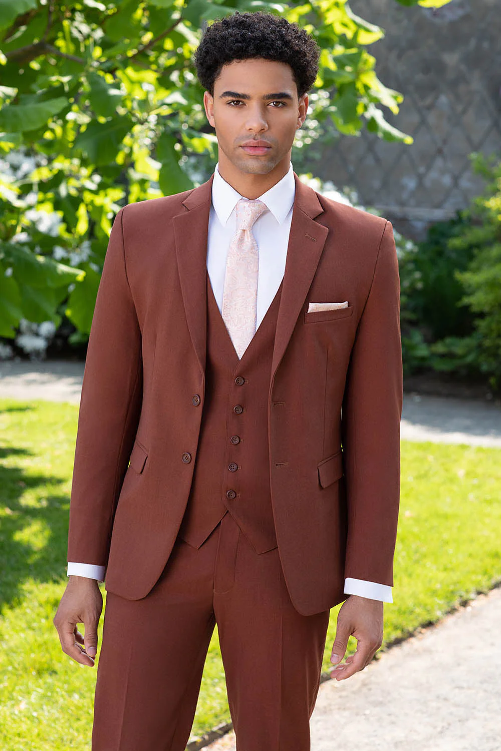 "Metro" Rust Suit Jacket (Separates) - Image 5
