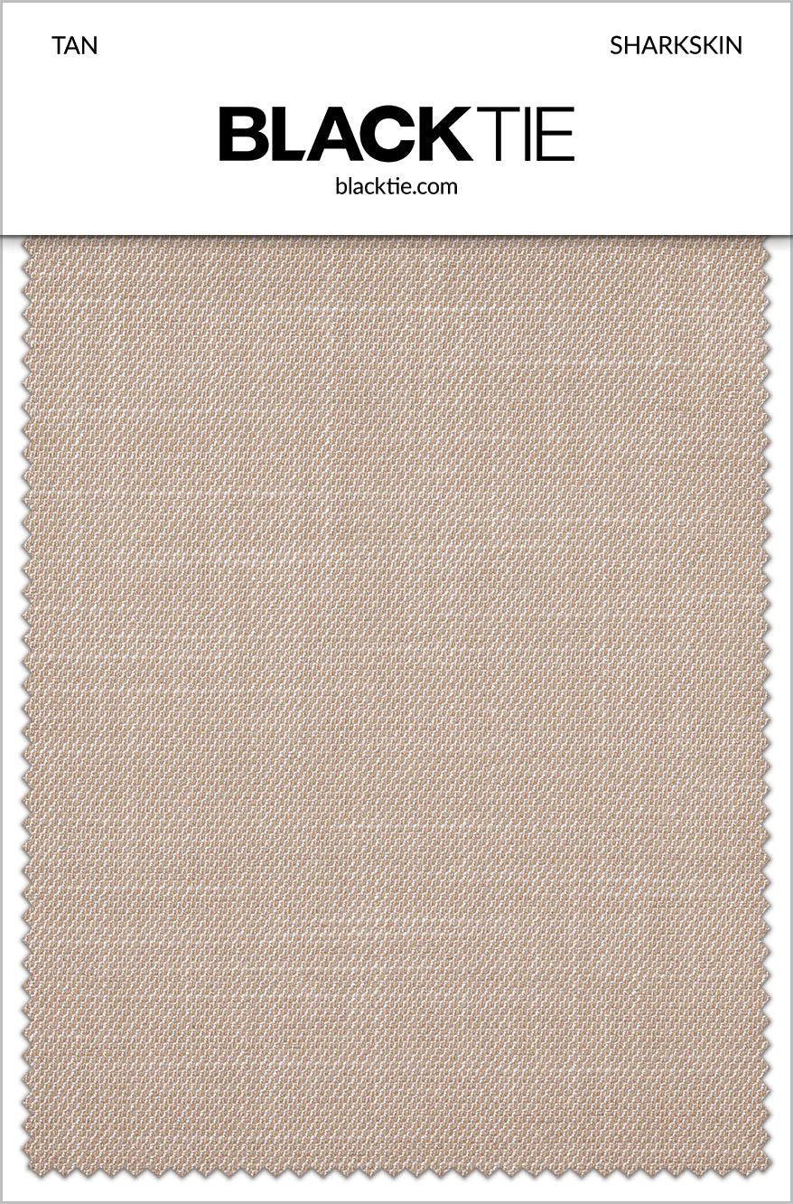 "Sharkskin" Tan Suit Jacket (Separates) - Image 3