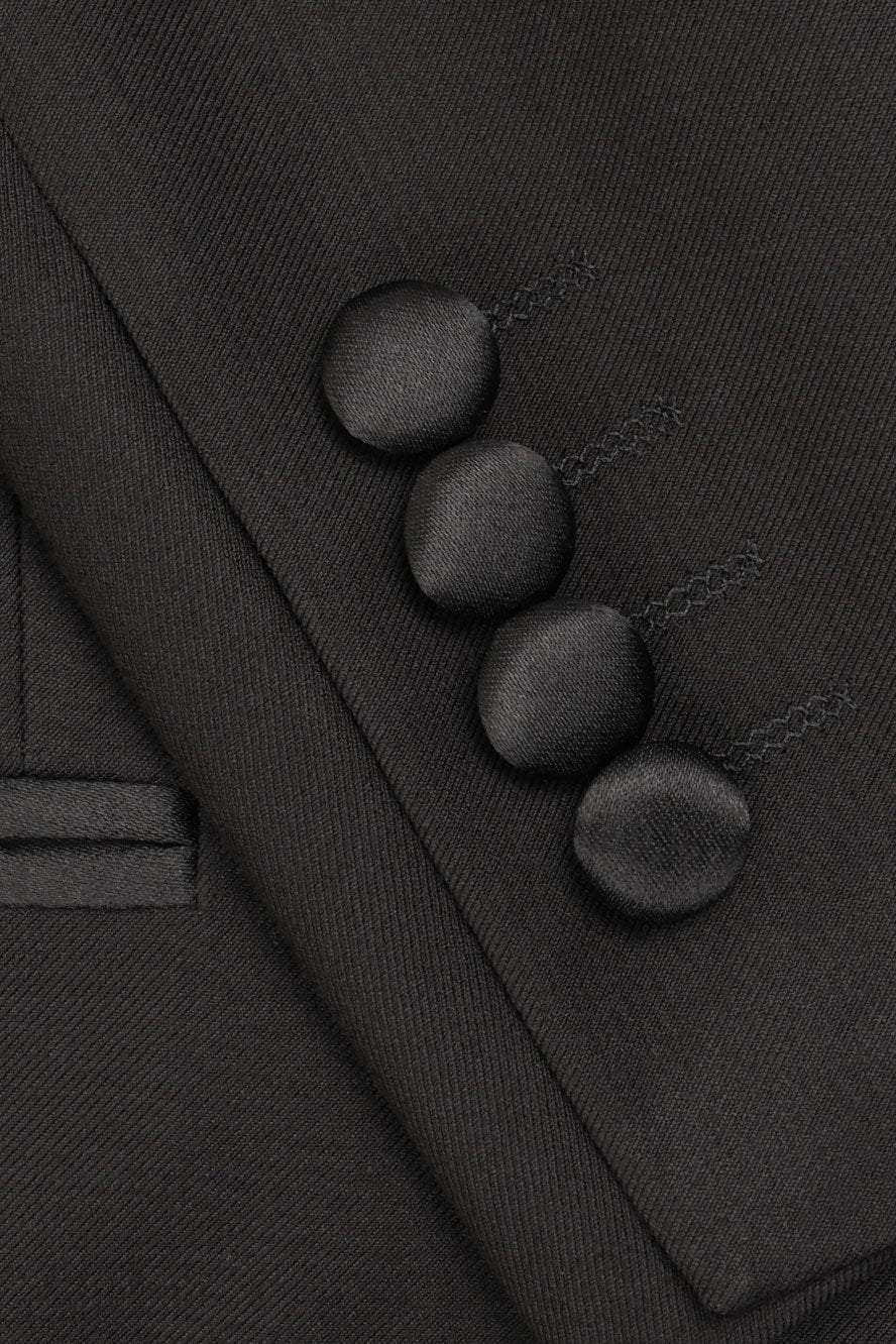 "Vermont" Black Tuxedo Jacket (Separates) - Image 4